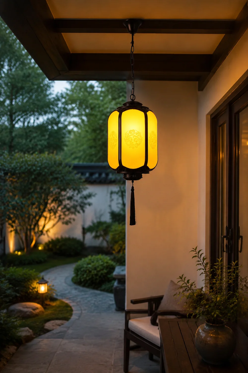Antique Lantern Pendant Light - Lumpaz