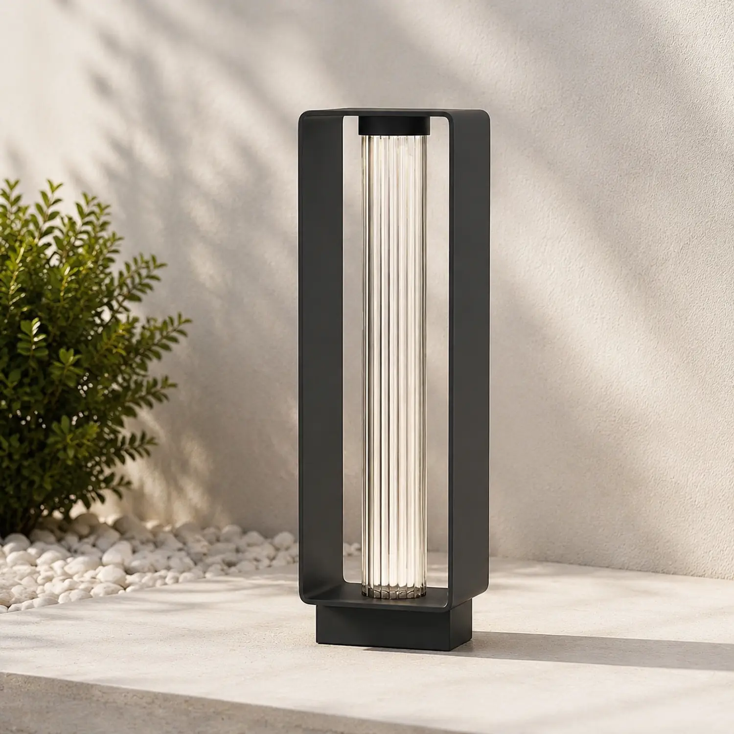 Frame Outdoor Post Lamp - Lumpaz