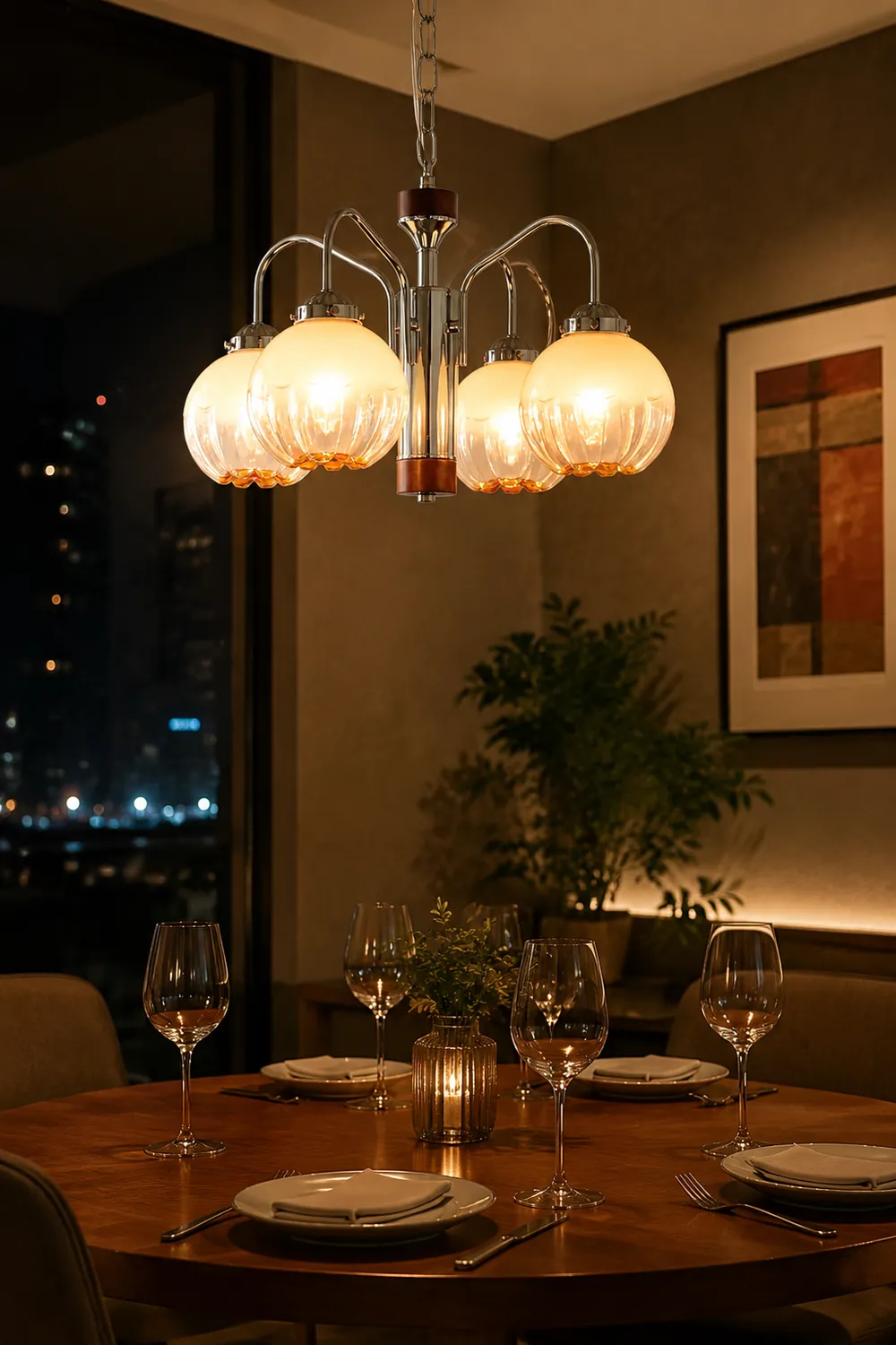 Flower Bud Chandelier - Lumpaz