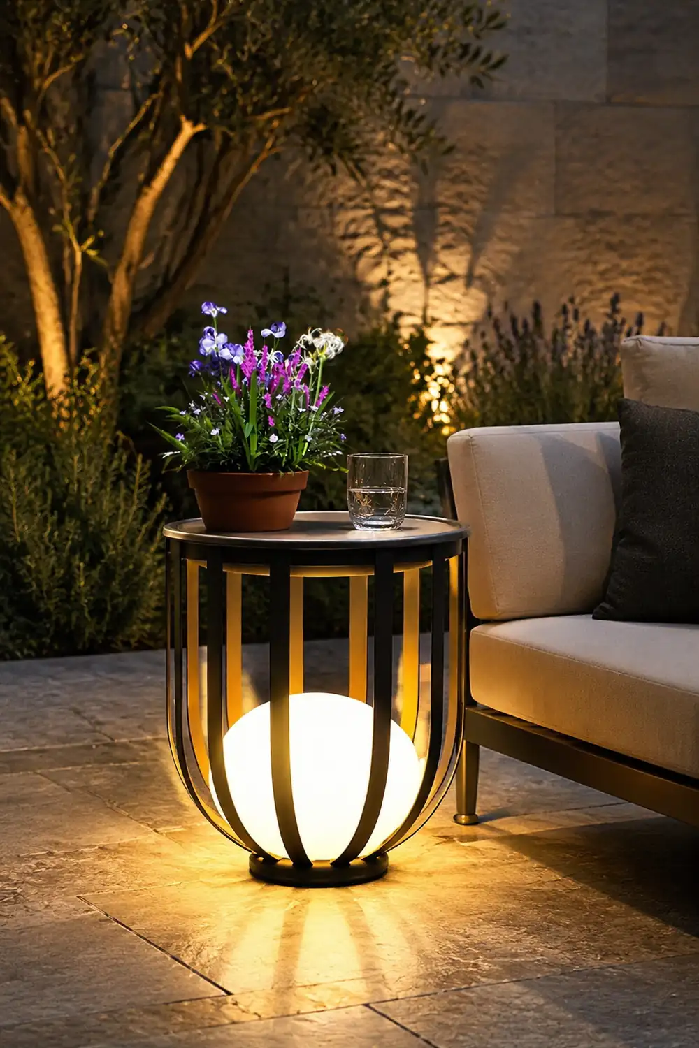 Bols Outdoor Solar Power Garden Lamp - Lumpaz