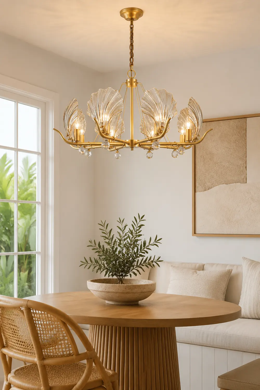 Shell Crystal Chandelier - Lumpaz