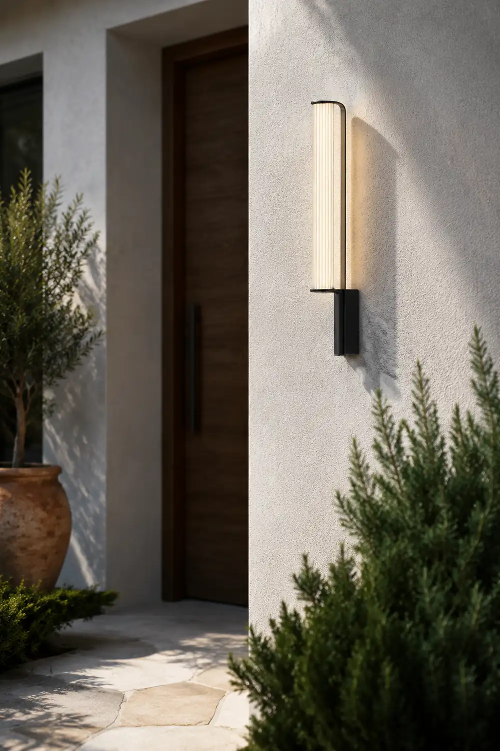 Zenith Arc Outdoor LED Sconce - Lumpaz