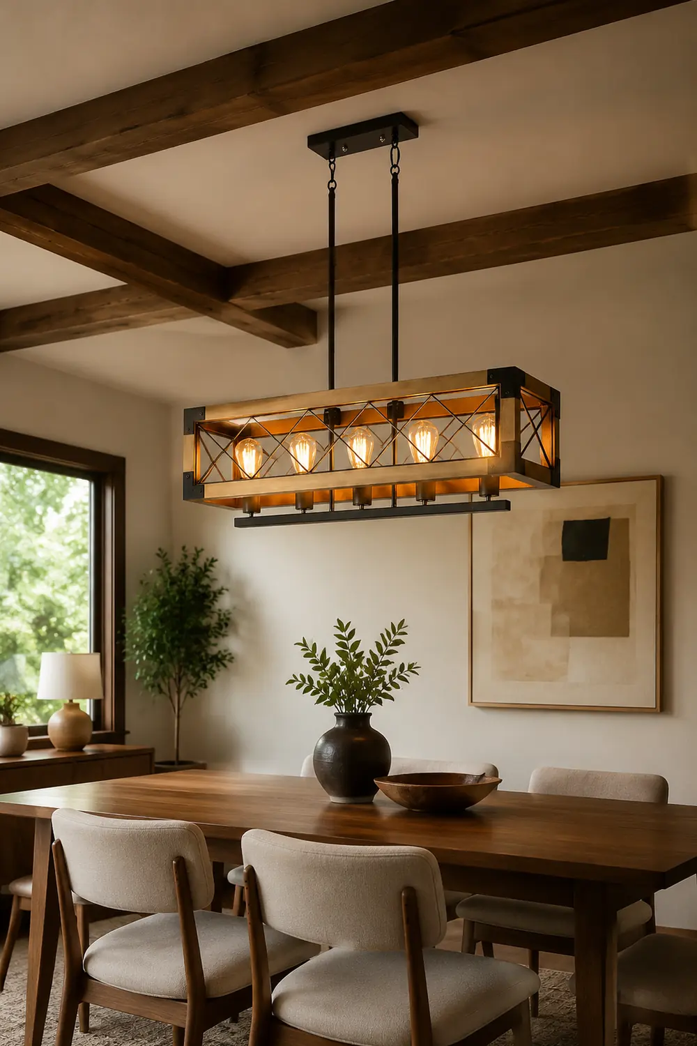 Kitchen Island Rectangle Chandelier - Lumpaz