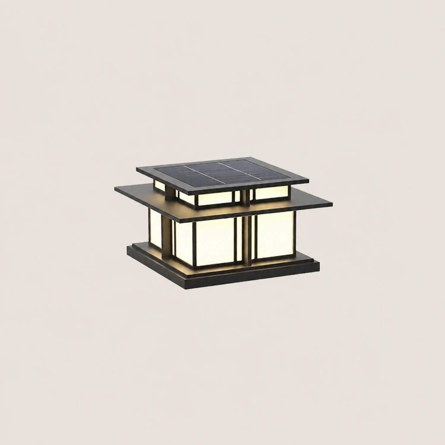 Boilyn Solar Outdoor Pillar Light - Lumpaz