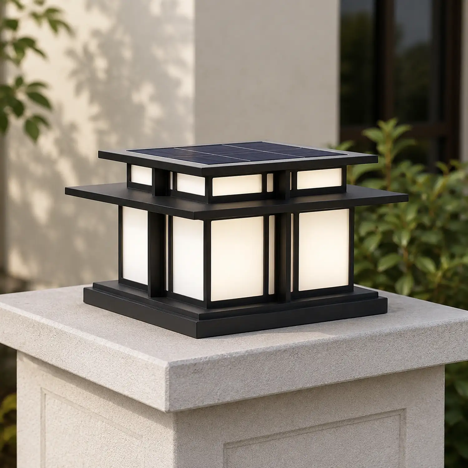 Boilyn Solar Outdoor Pillar Light - Lumpaz