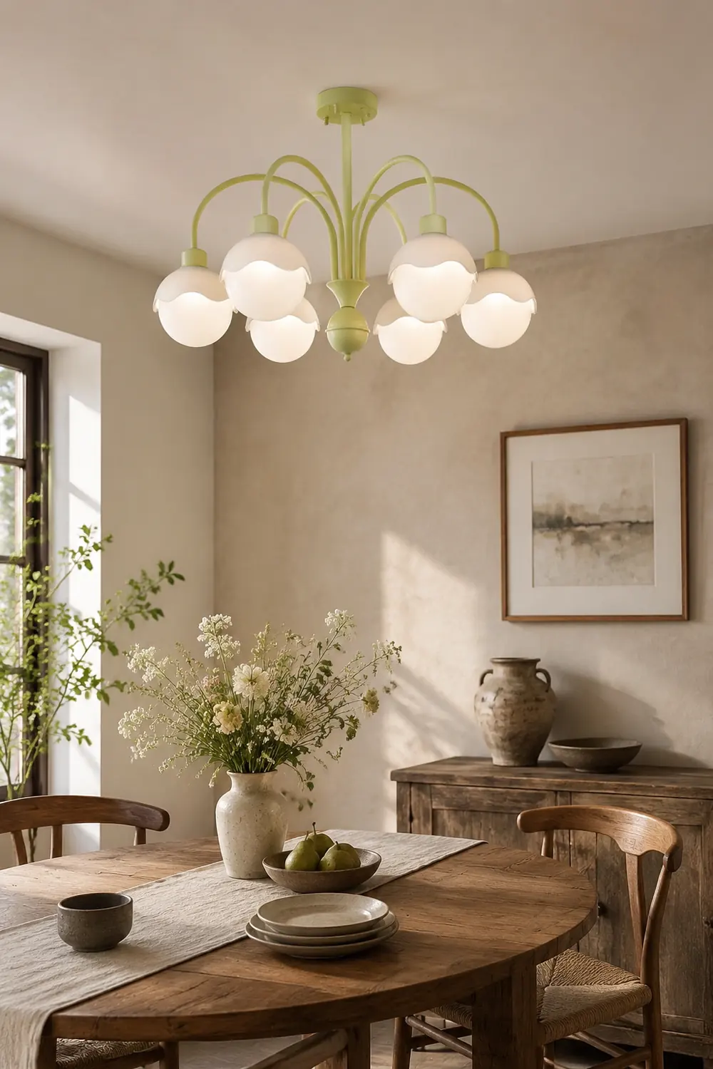 Creamy Lychee Matcha Chandelier - Lumpaz