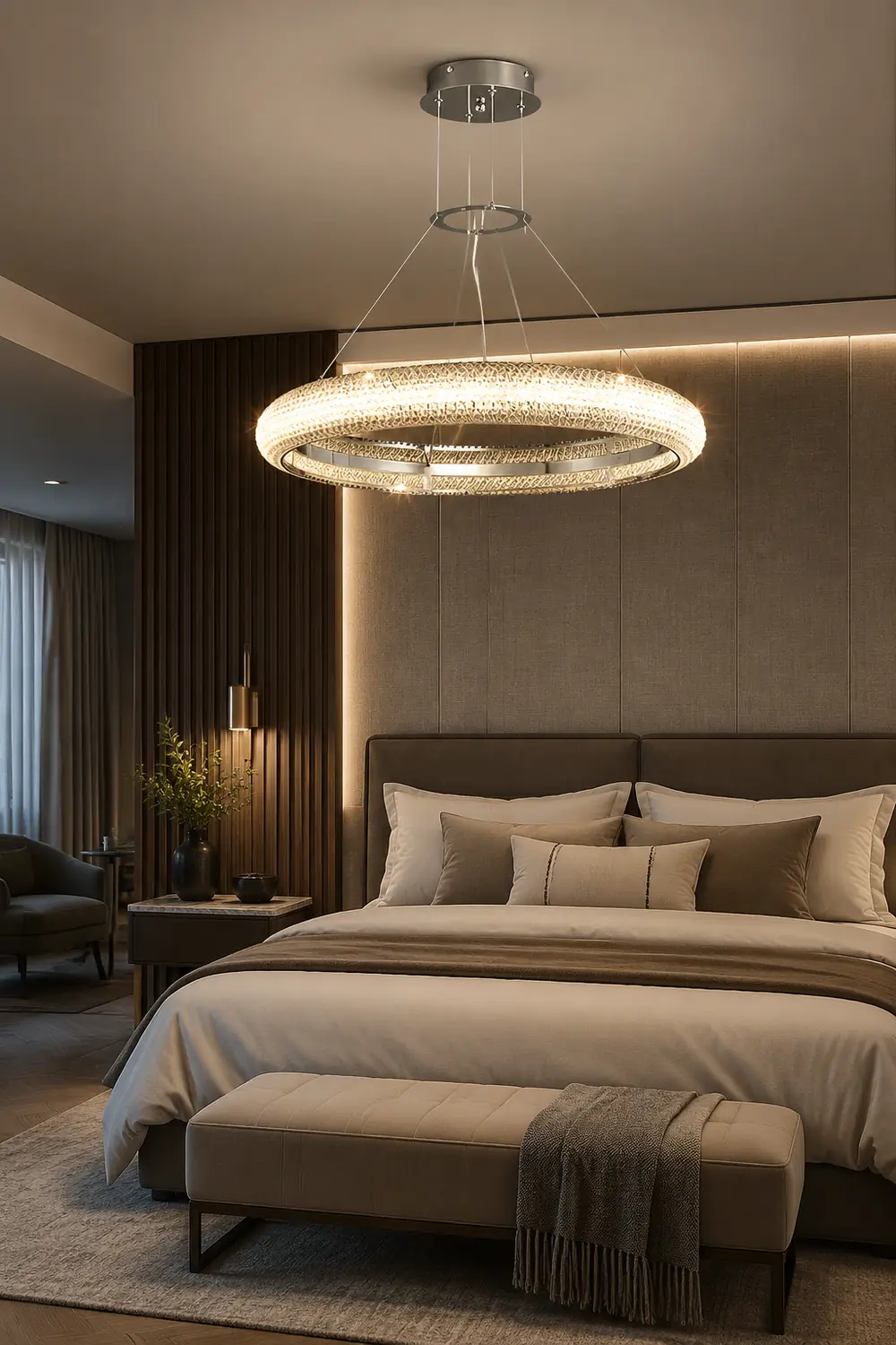 Asscher Ring Chandelier - Lumpaz