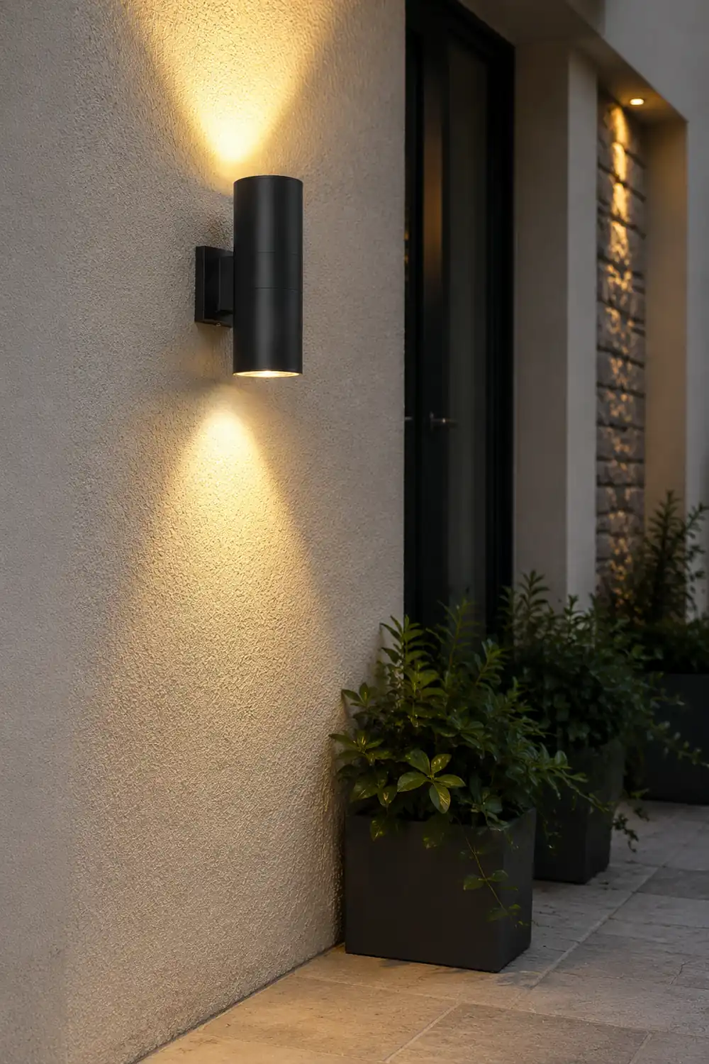 Cylindrical Outdoor Wall Light - Lumpaz