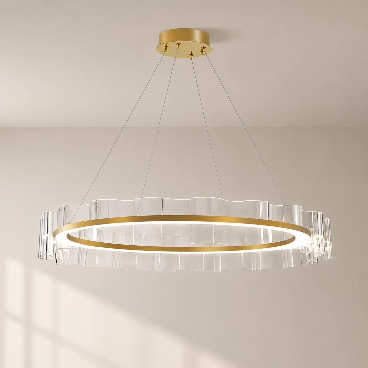 Water Wave Glass Chandelier - Lumpaz