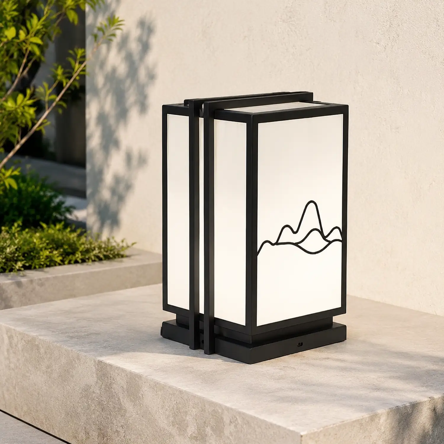 Mountain Outdoor Post Light - Lumpaz