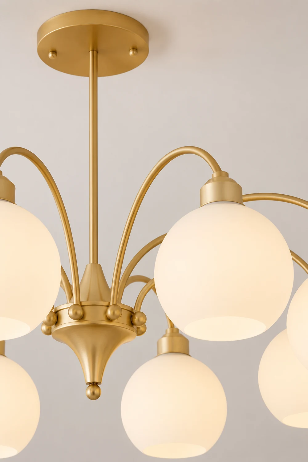 Sculptural Glass Chandelier - Lumpaz