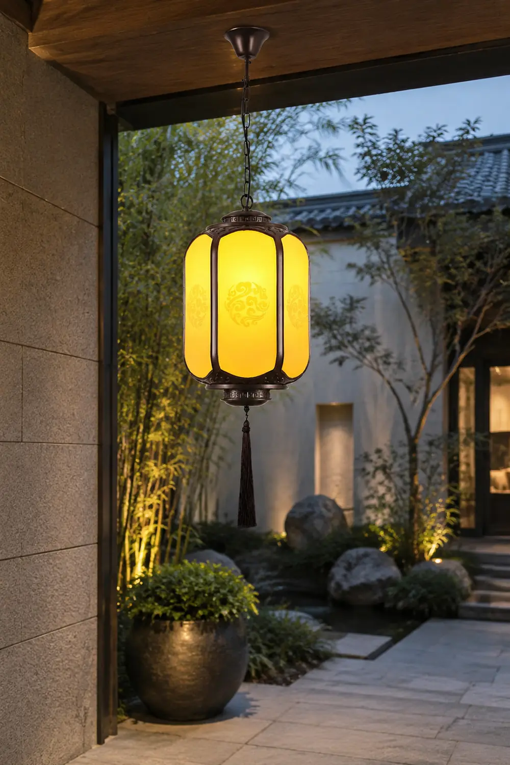 Antique Lantern Pendant Light - Lumpaz