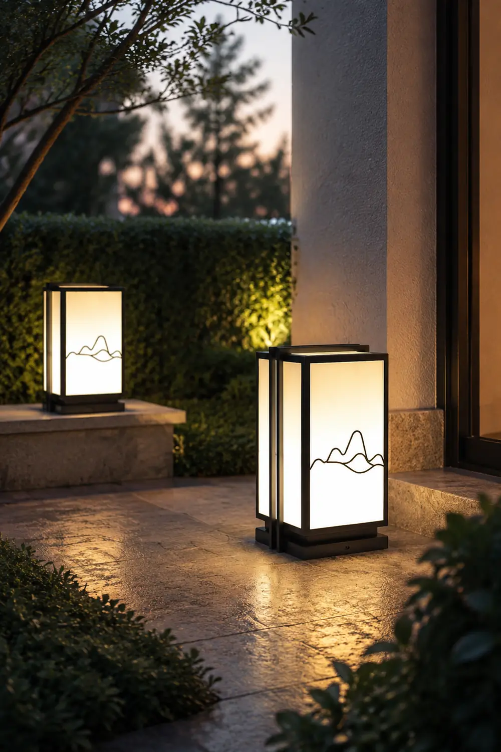 Mountain Outdoor Post Light - Lumpaz
