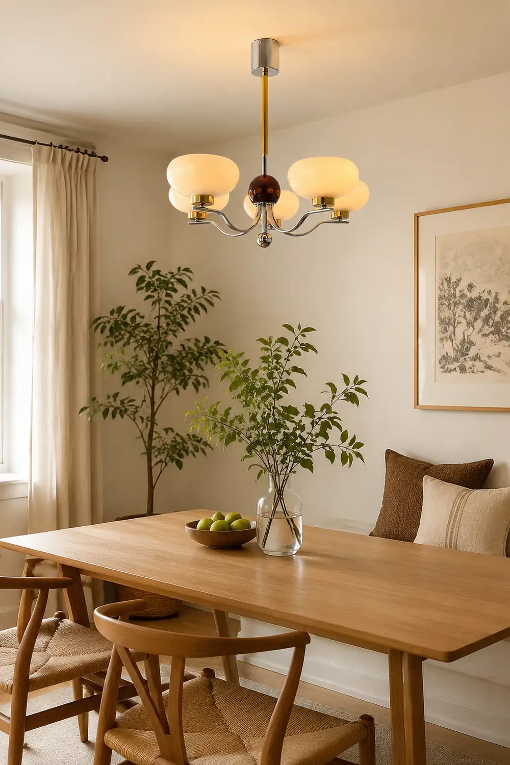 Medieval Glass Bowl Chandelier - Lumpaz
