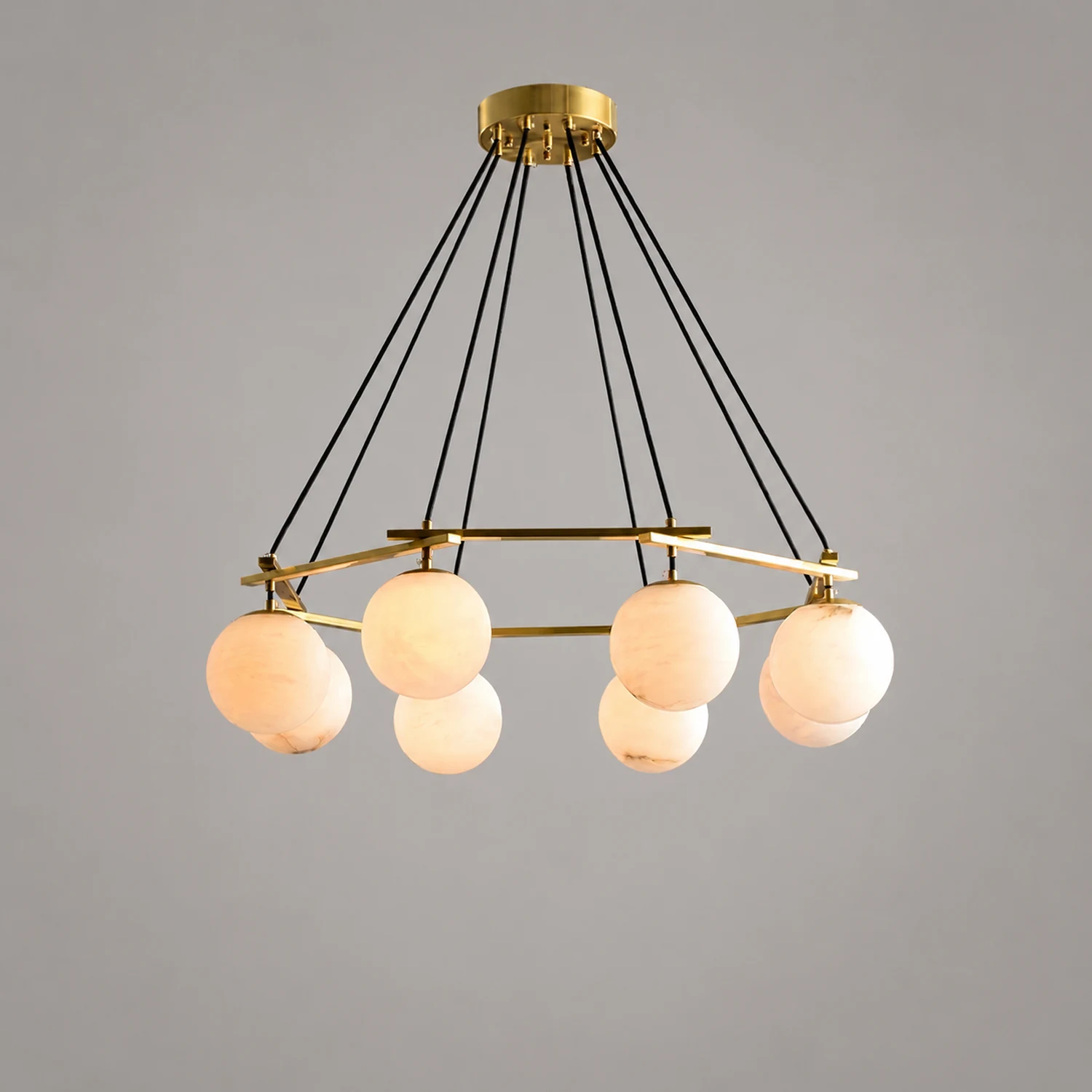 Miira Alabaster Chandelier - Lumpaz