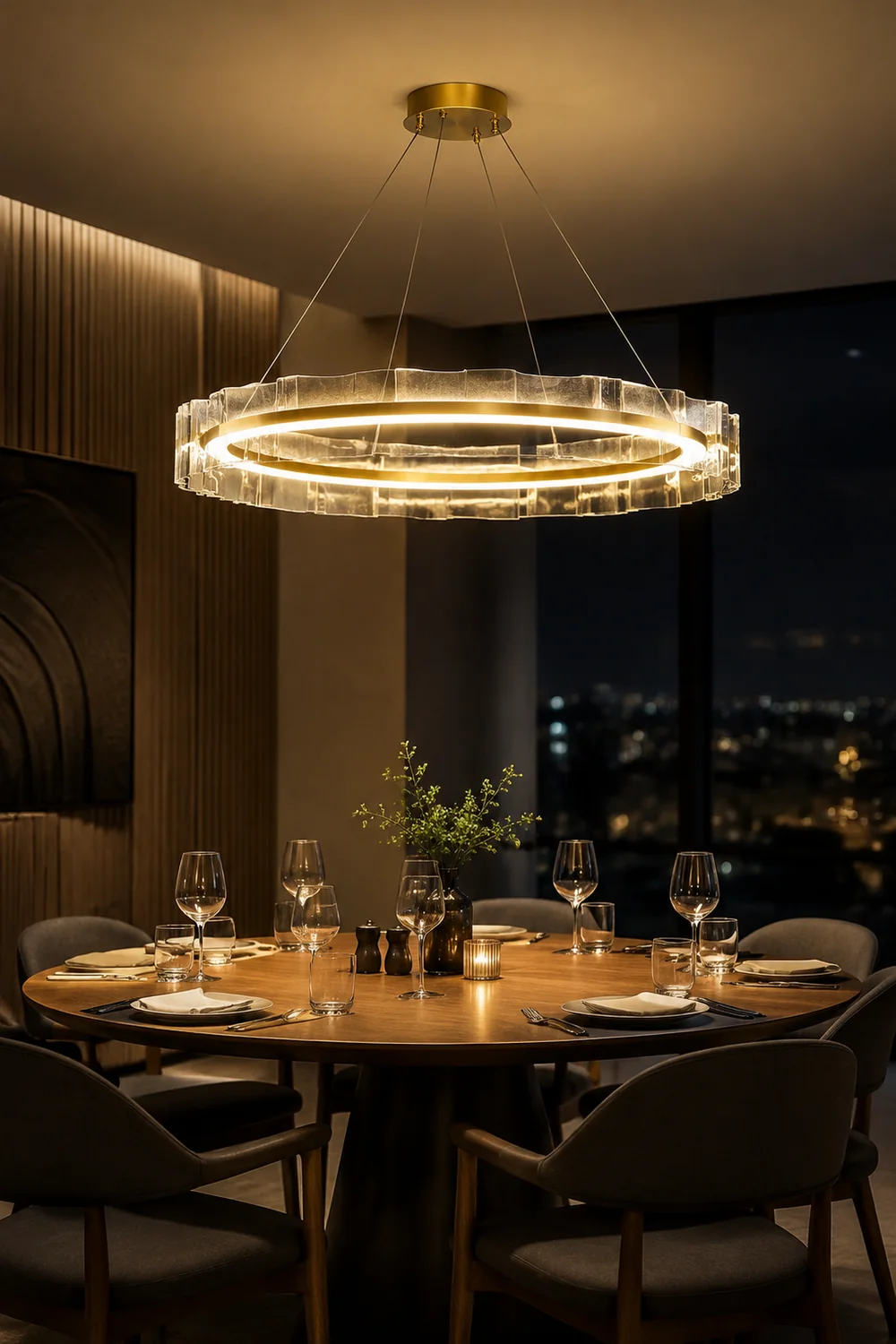 Water Wave Glass Chandelier - Lumpaz
