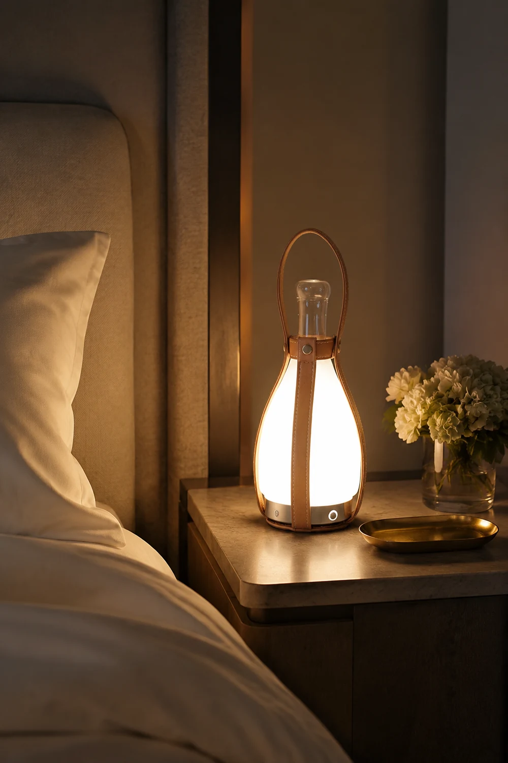 Bell Portable Built-in Battery Table Lamp - Lumpaz