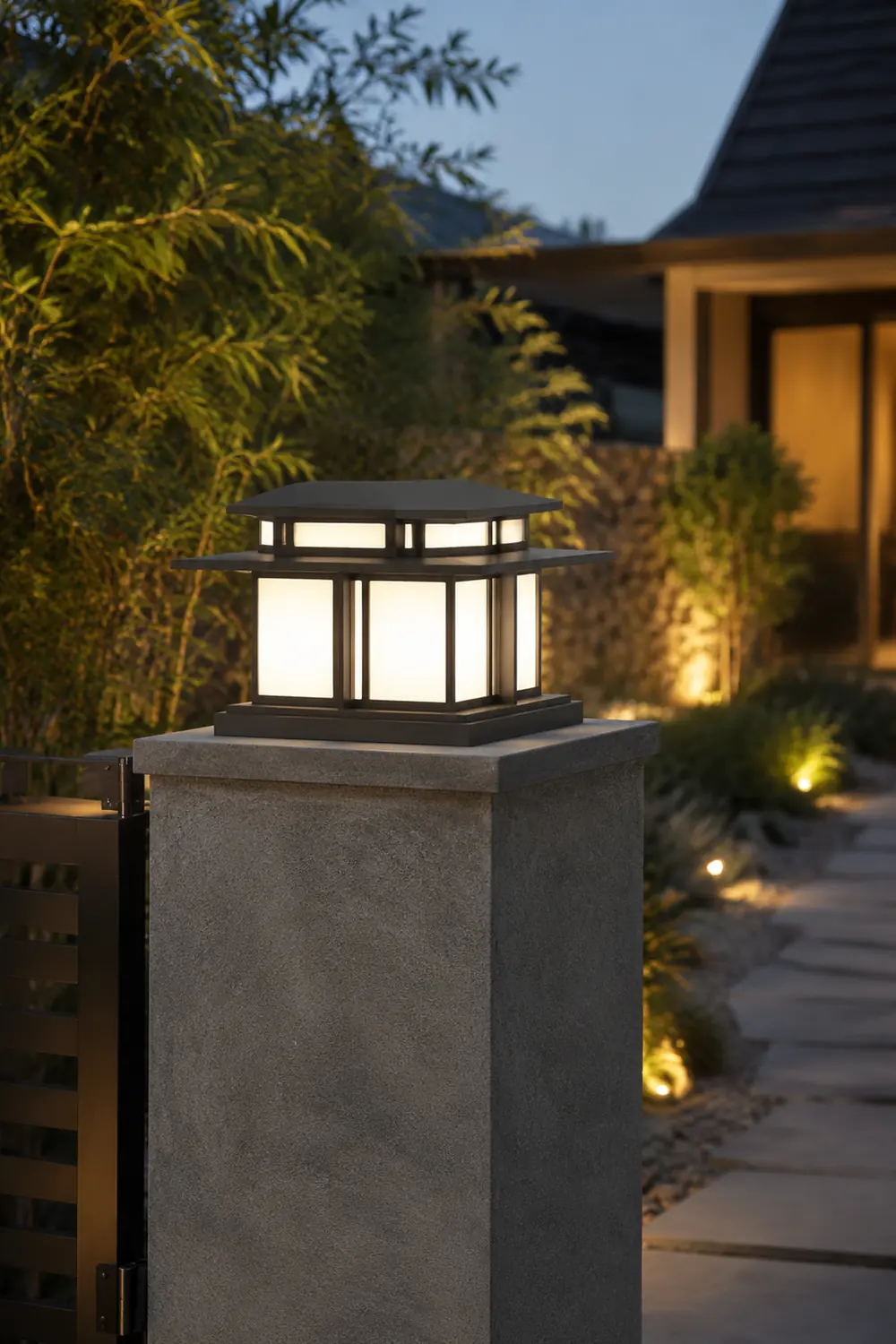 Boilyn Outdoor Pillar Light - Lumpaz