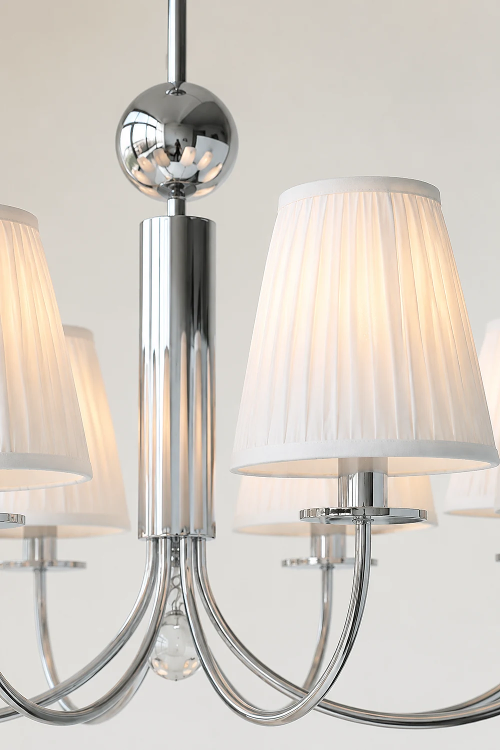 Simplicity Chrome Chandelier - Lumpaz