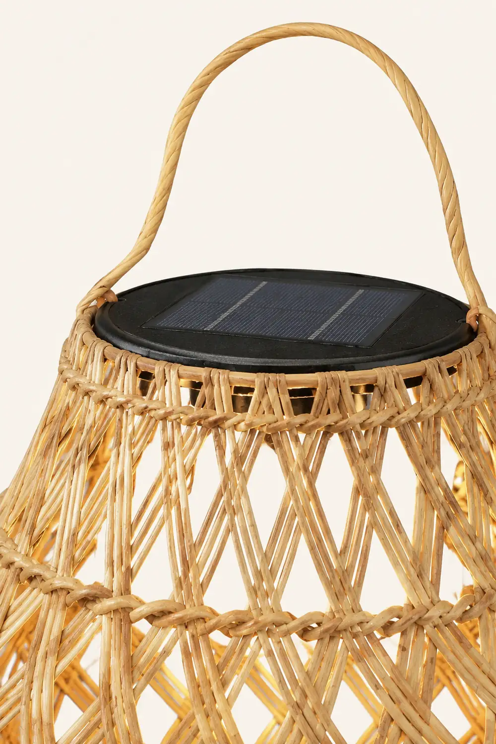 Woven Sphere Solar Lantern Outdoor Lamp - Lumpaz