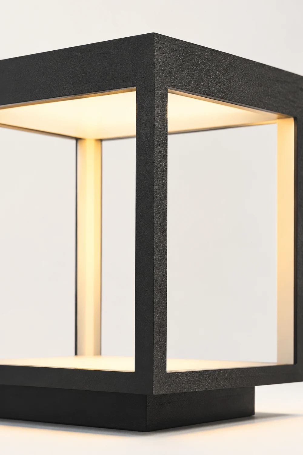 Square Frame Fence Post Garden Light - Lumpaz