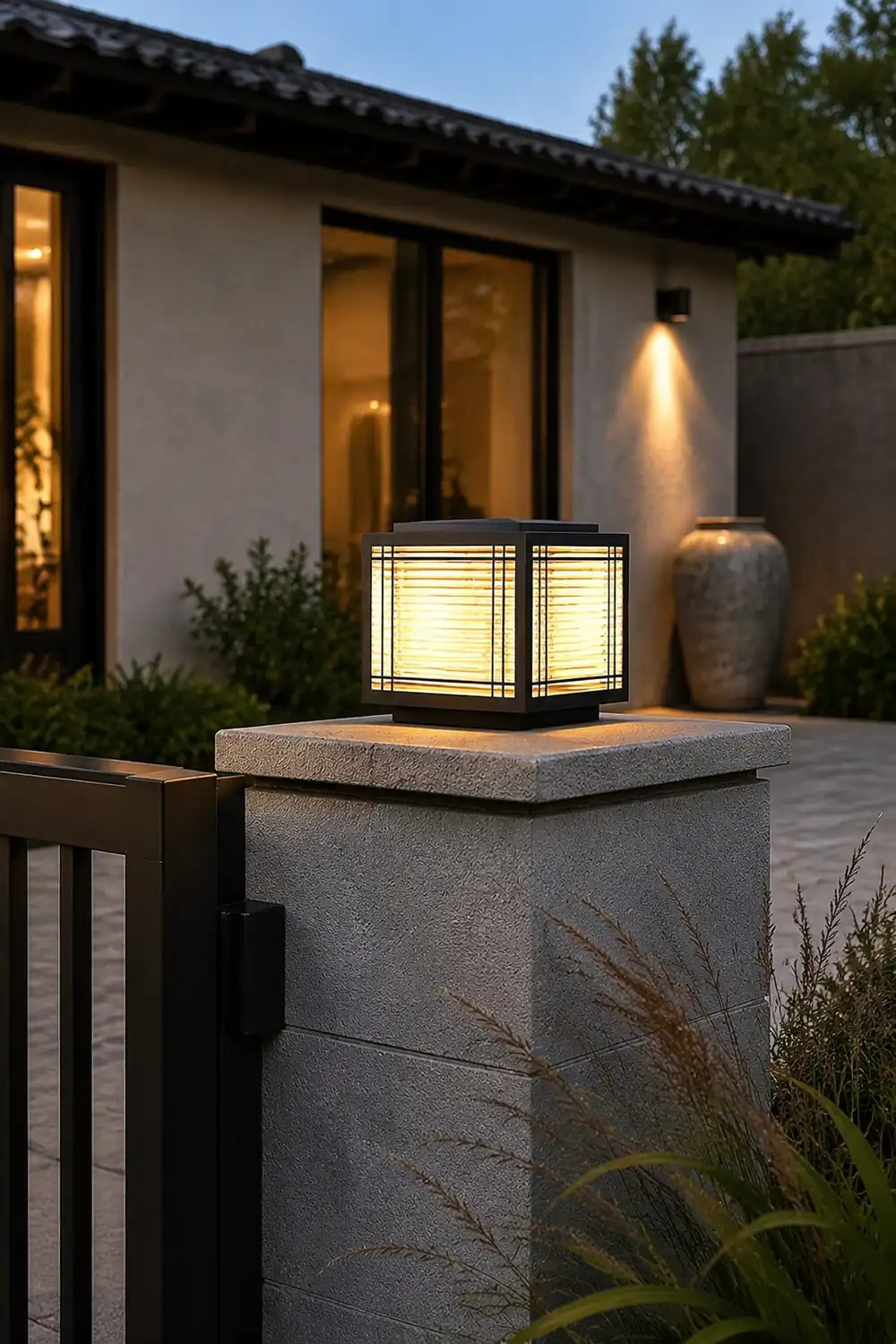 Deck Solar Outdoor Post Light - Lumpaz