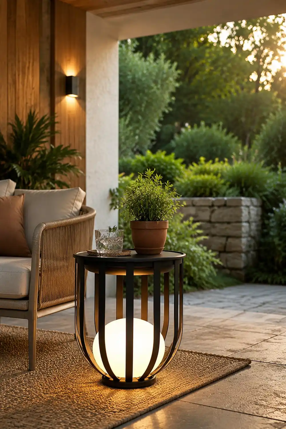 Bols Outdoor Solar Power Garden Lamp - Lumpaz