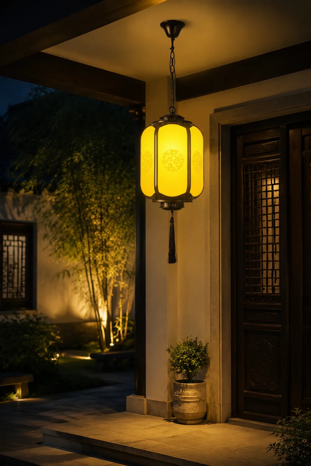 Antique Lantern Pendant Light - Lumpaz