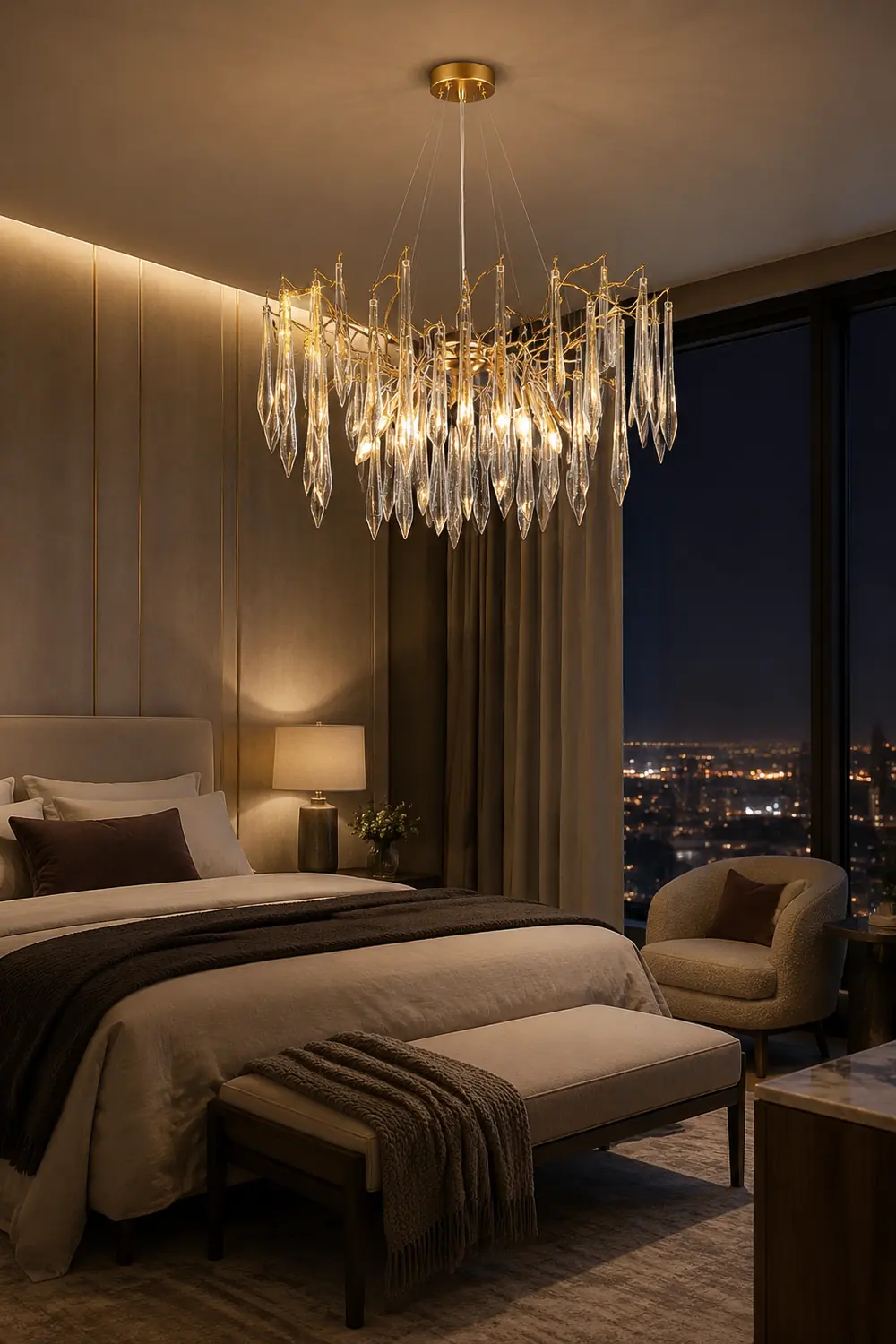 Aqua Funnel Chandelier - Lumpaz