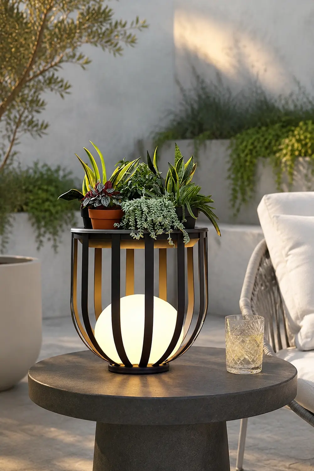 Bols Outdoor Solar Power Garden Lamp - Lumpaz