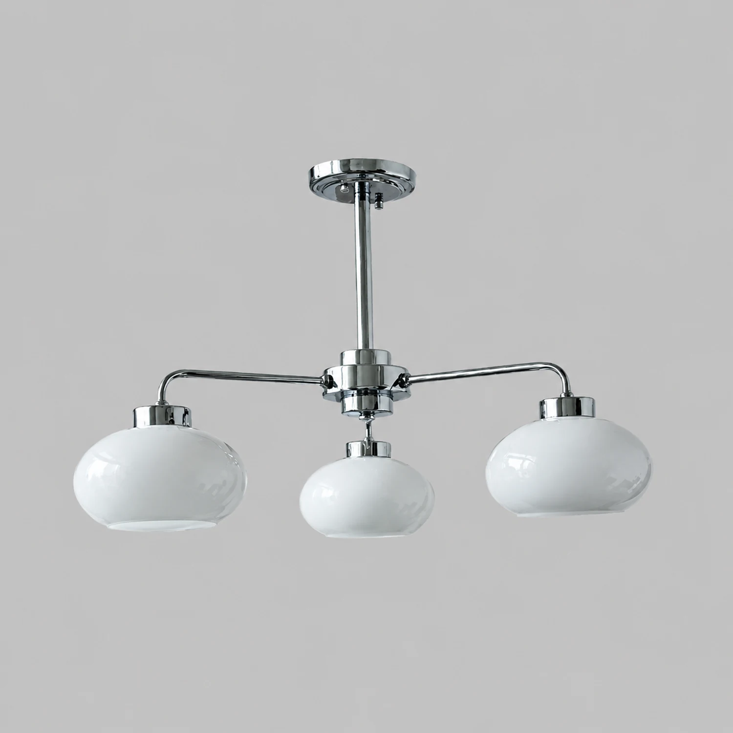 Oval Persimmon Chandelier - Lumpaz