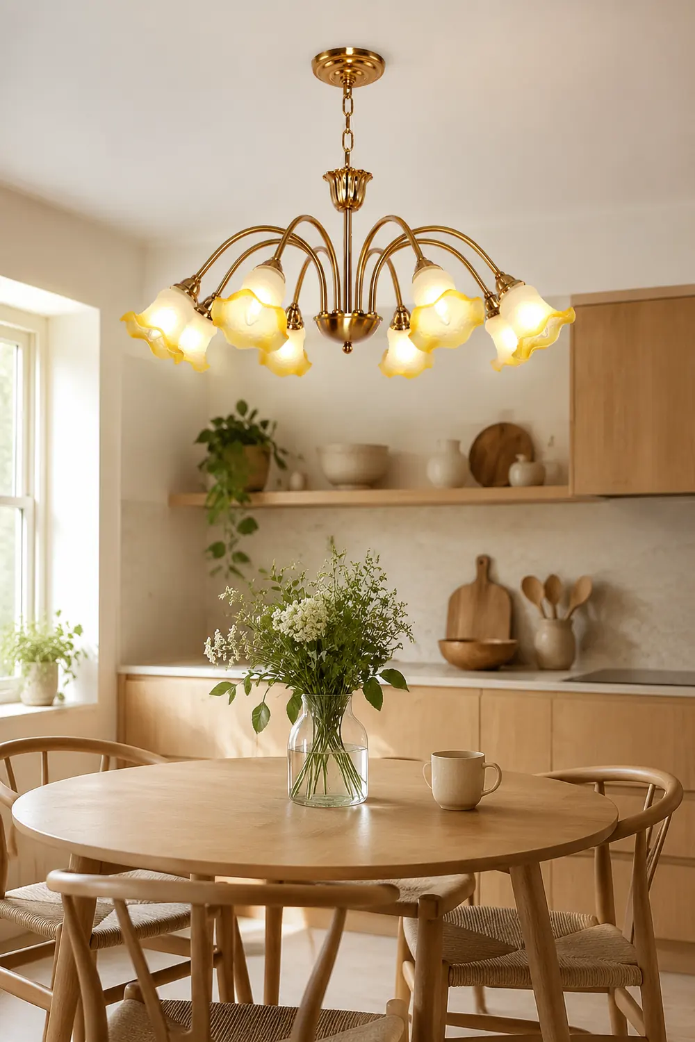 Morning Glory Chandelier - Lumpaz