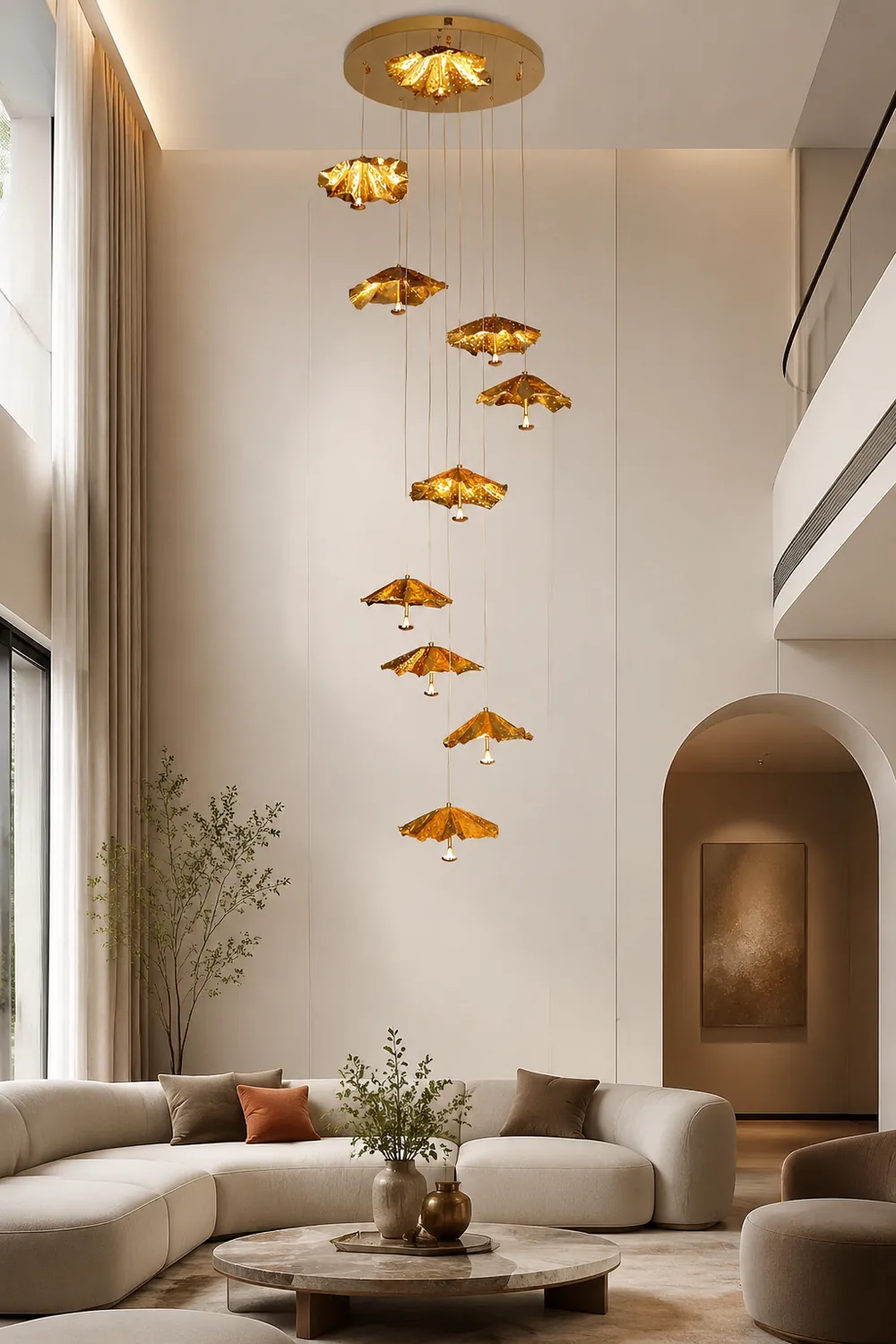 Livra Leaf Chandelier - Lumpaz