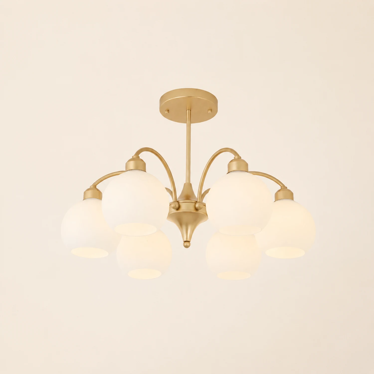 Sculptural Glass Chandelier - Lumpaz