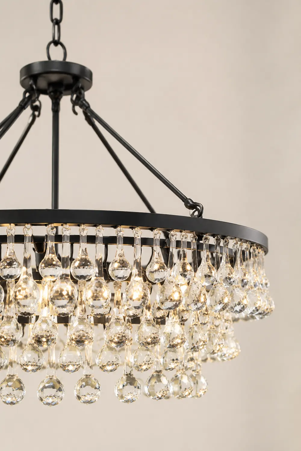 Unique Tiered Crystal Chandelier - Lumpaz
