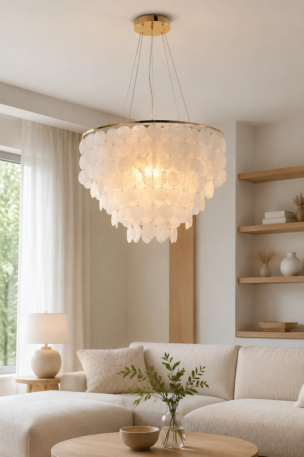 Shell Wind Chime Chandelier - Lumpaz