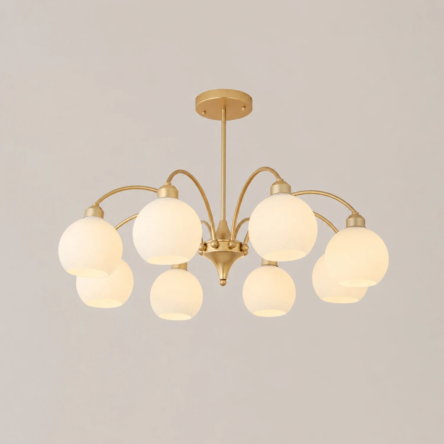 Sculptural Glass Chandelier - Lumpaz
