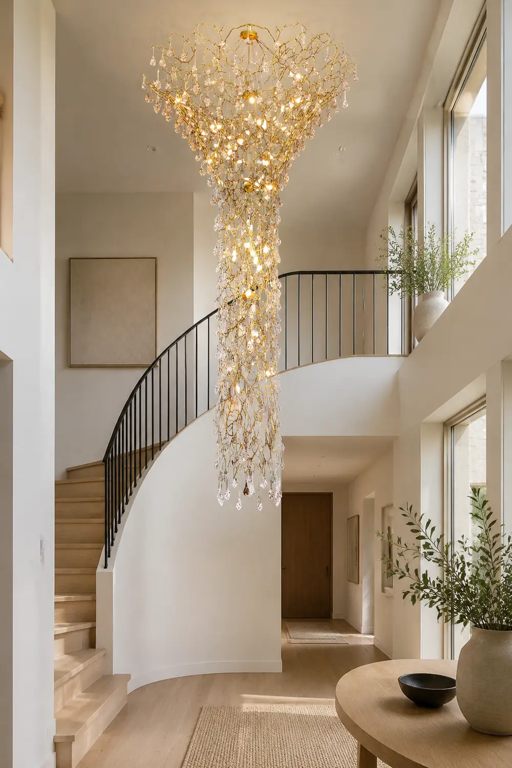 Tree Branch Staircase Chandelier - Lumpaz