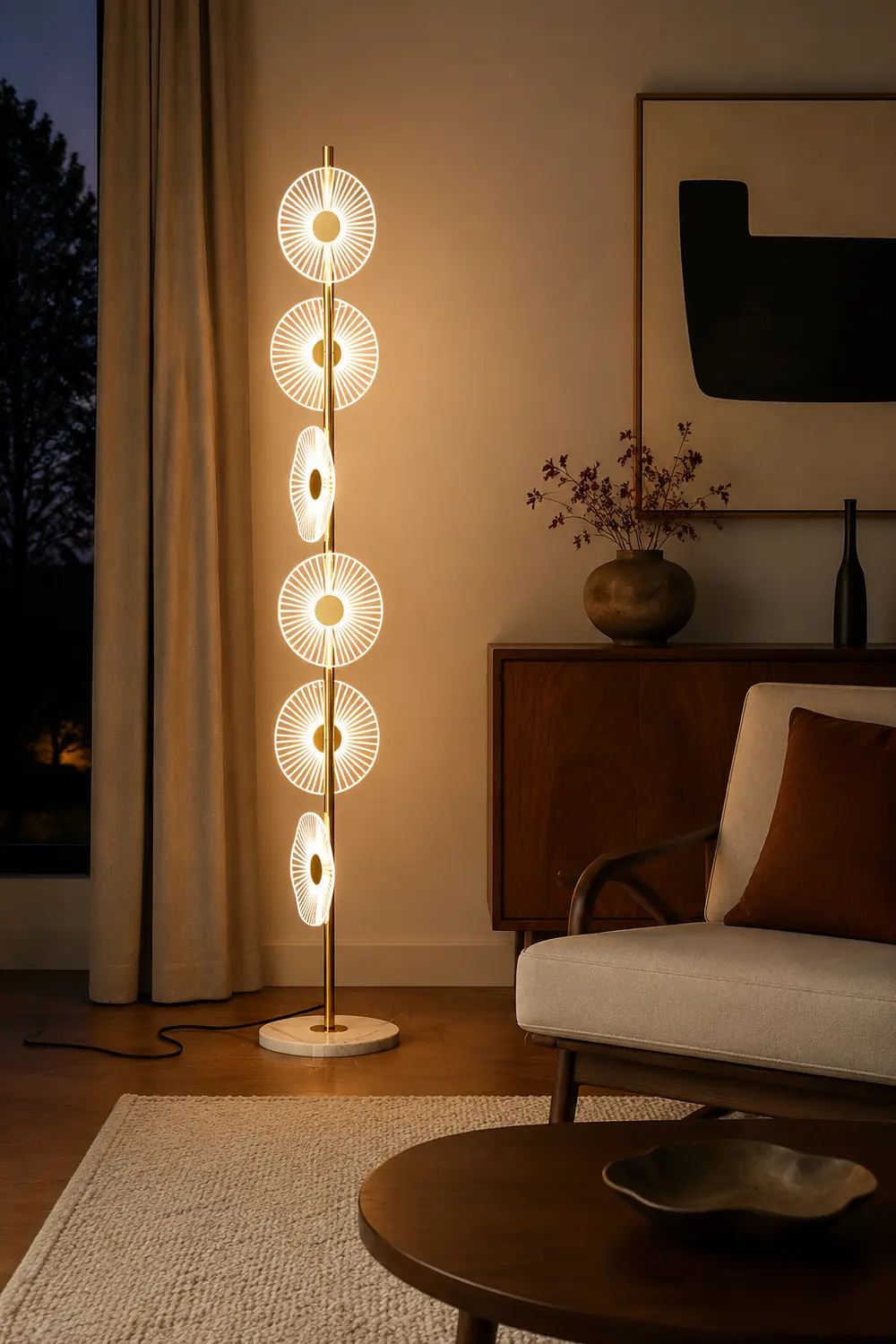 Floating Raindrop Floor Lamp - Lumpaz