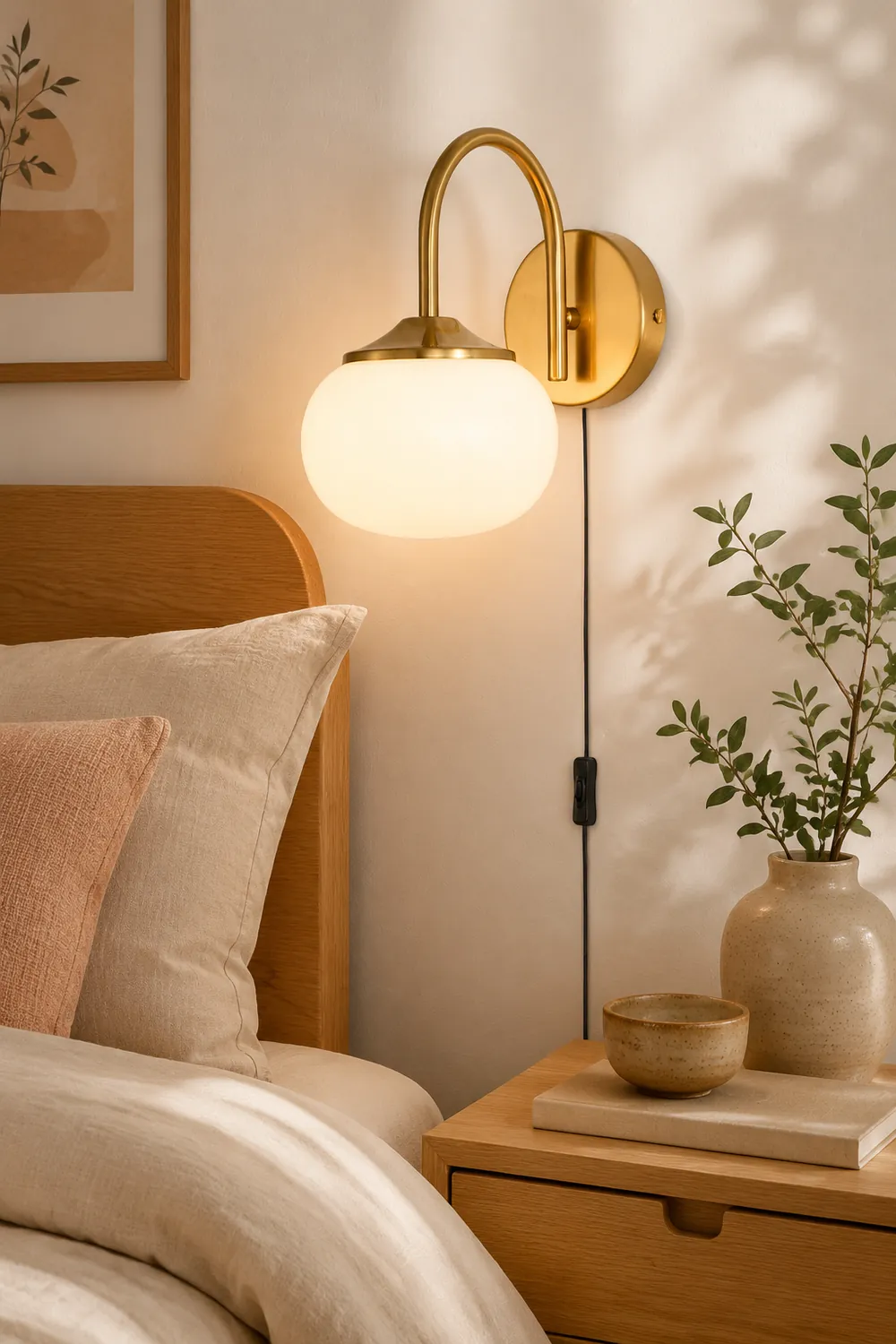Marshmallow Sconce Plug Version - Lumpaz