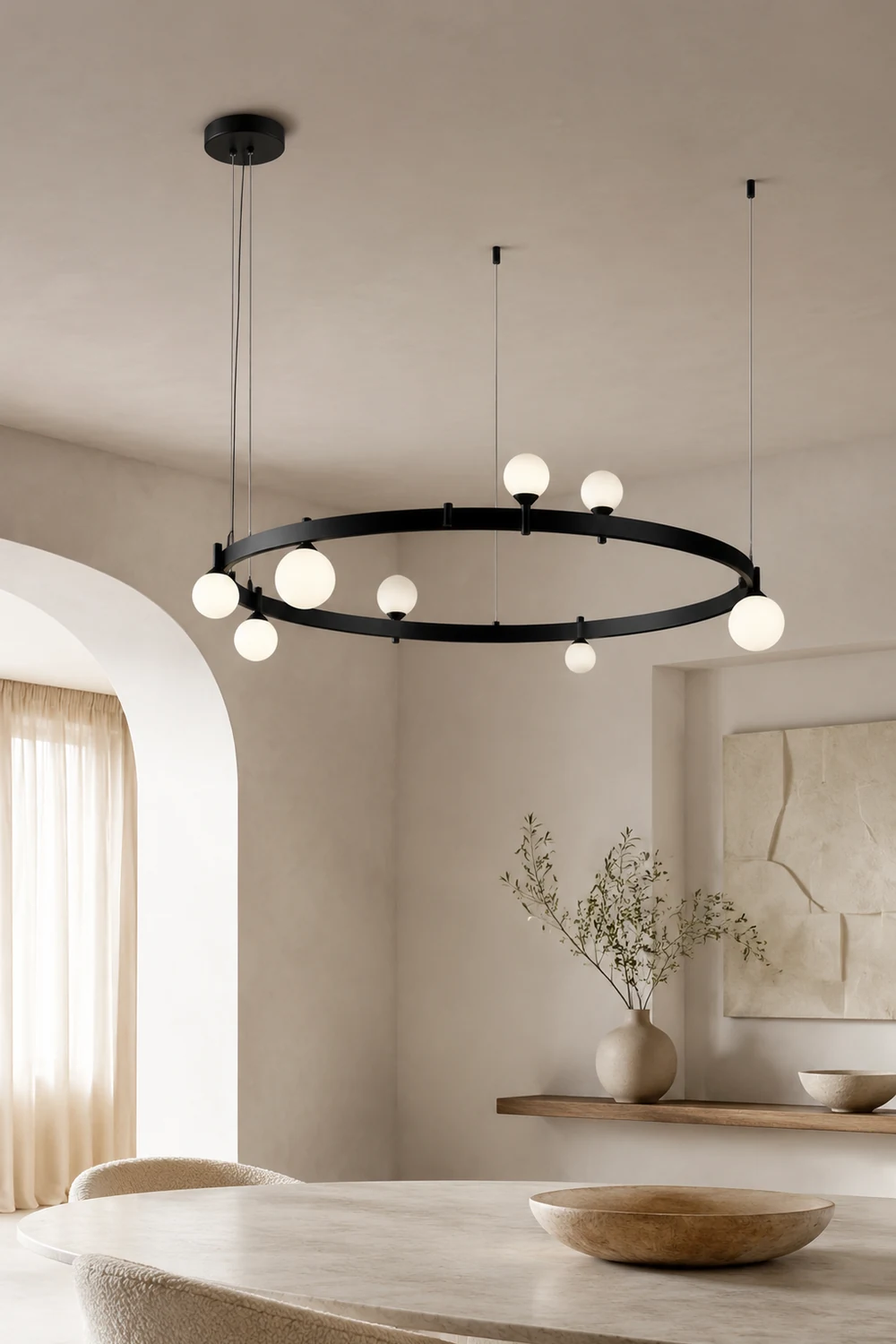 Pomi Round Chandelier - Lumpaz