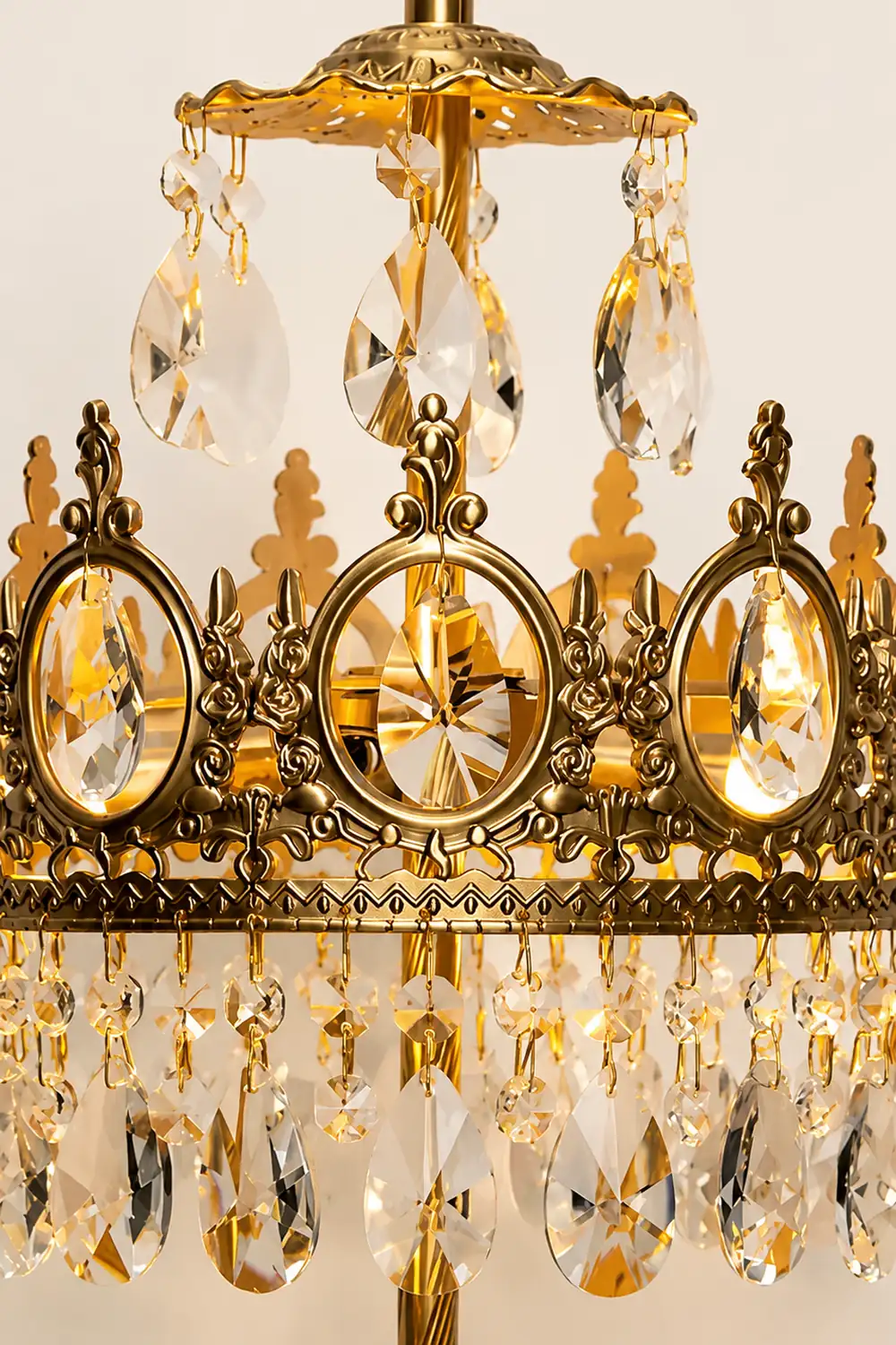 Vintage Crystal Table Light - Lumpaz