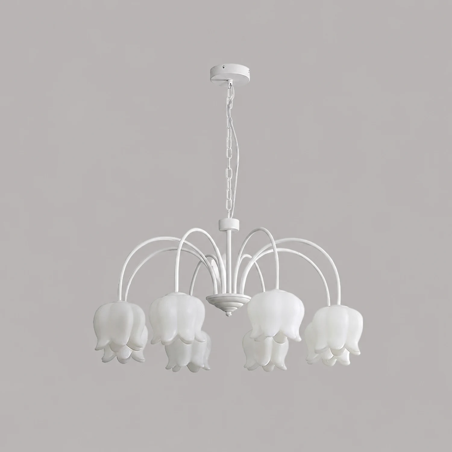 Curved Arm Bell Chandelier - Lumpaz