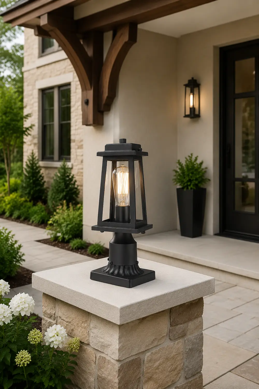 Outdoor Lantern Post Lights - Lumpaz
