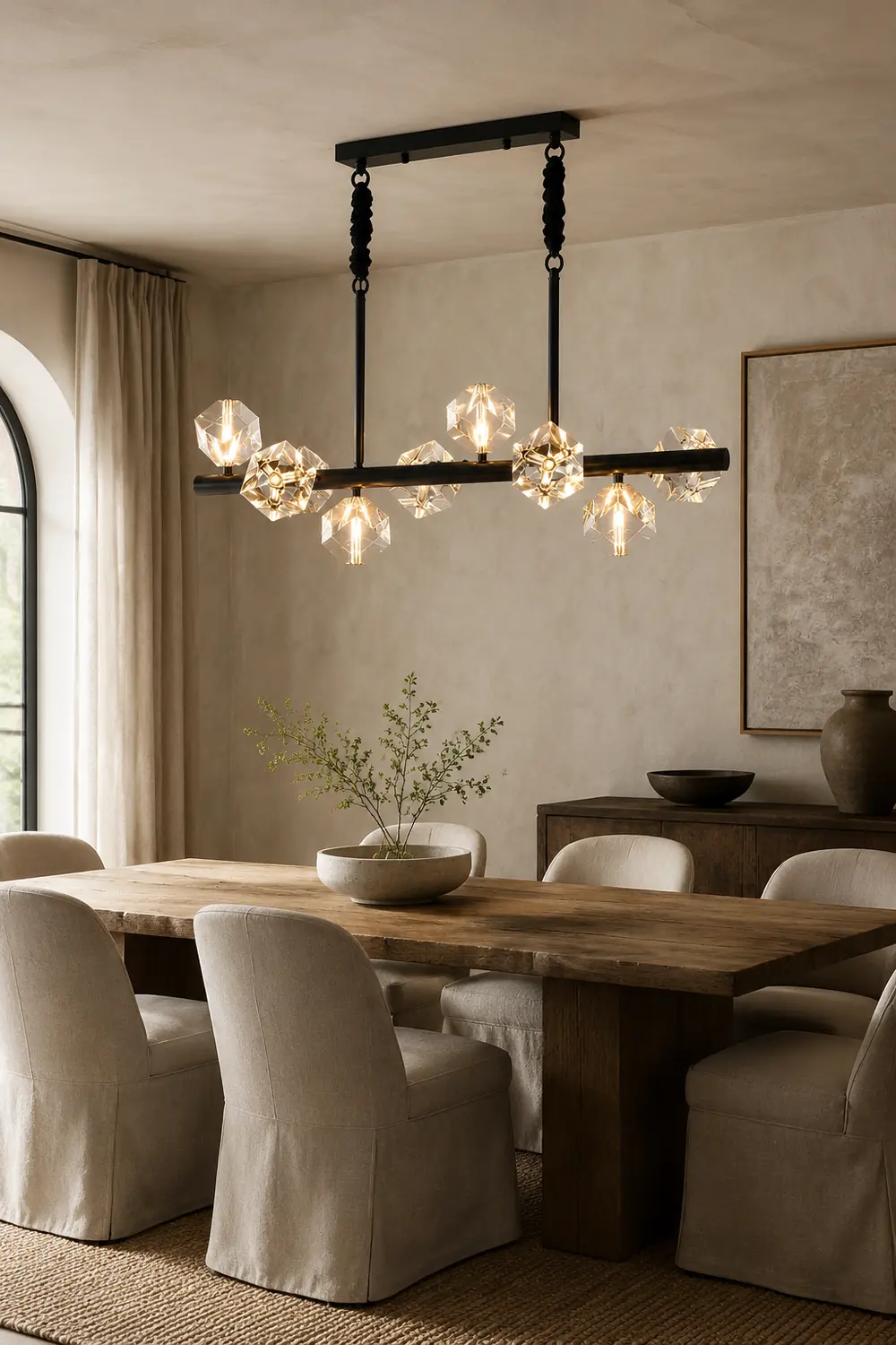 Takku Crystal Chandelier - Lumpaz