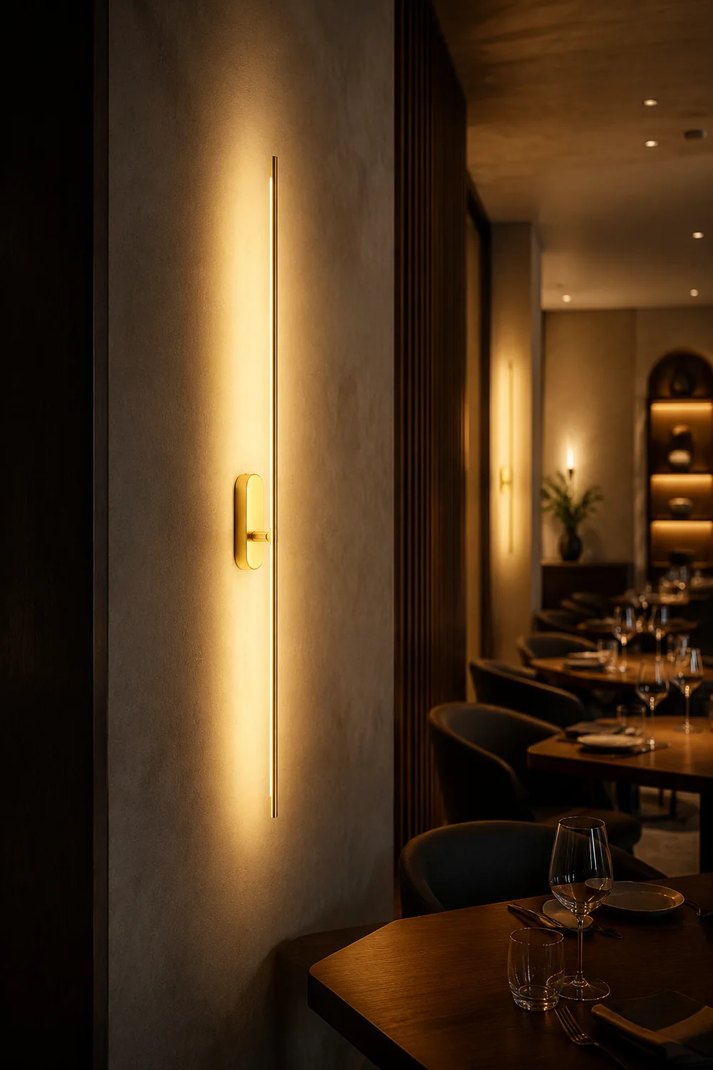 Stick Shaped Metal Sconce - Lumpaz