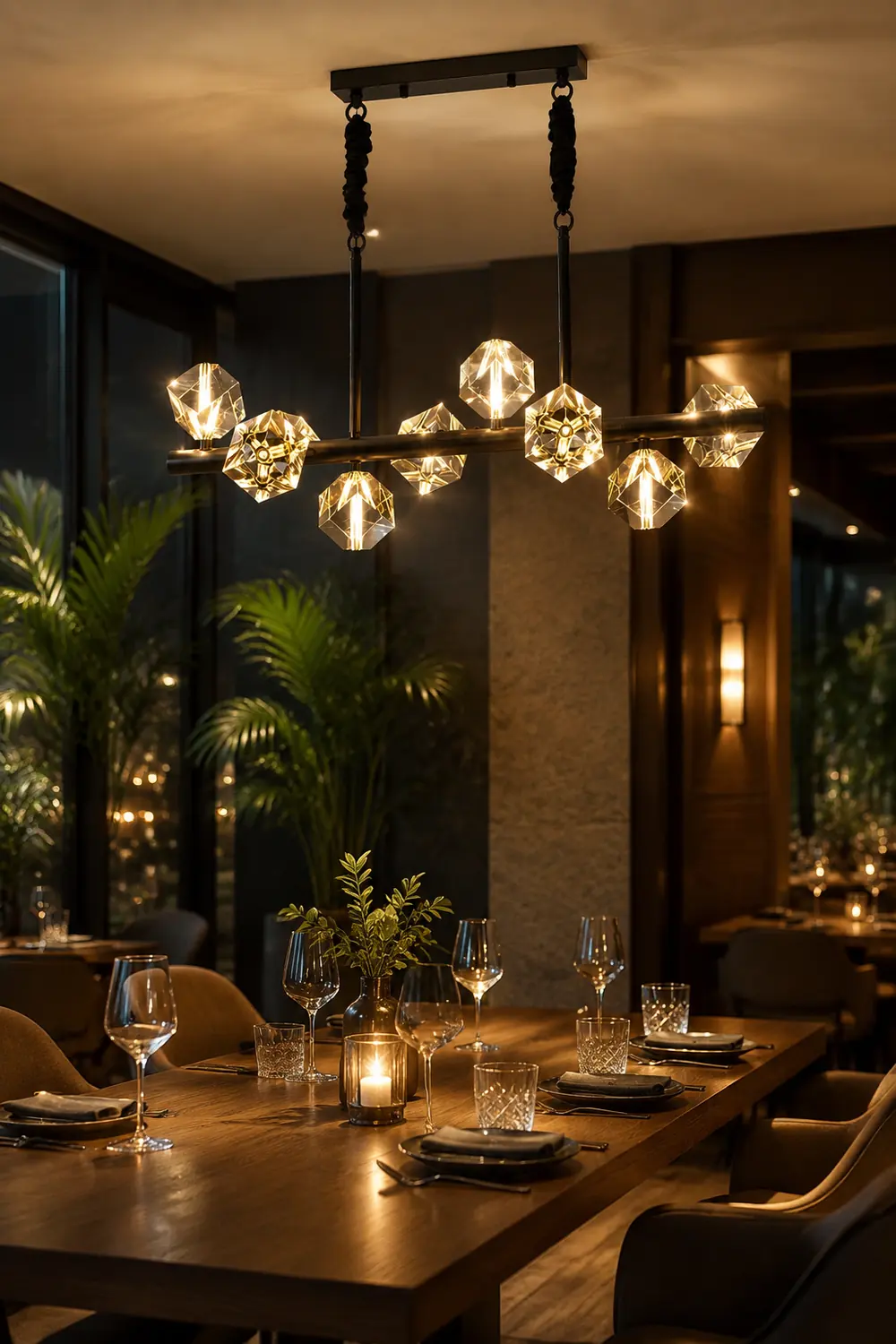 Takku Crystal Chandelier - Lumpaz