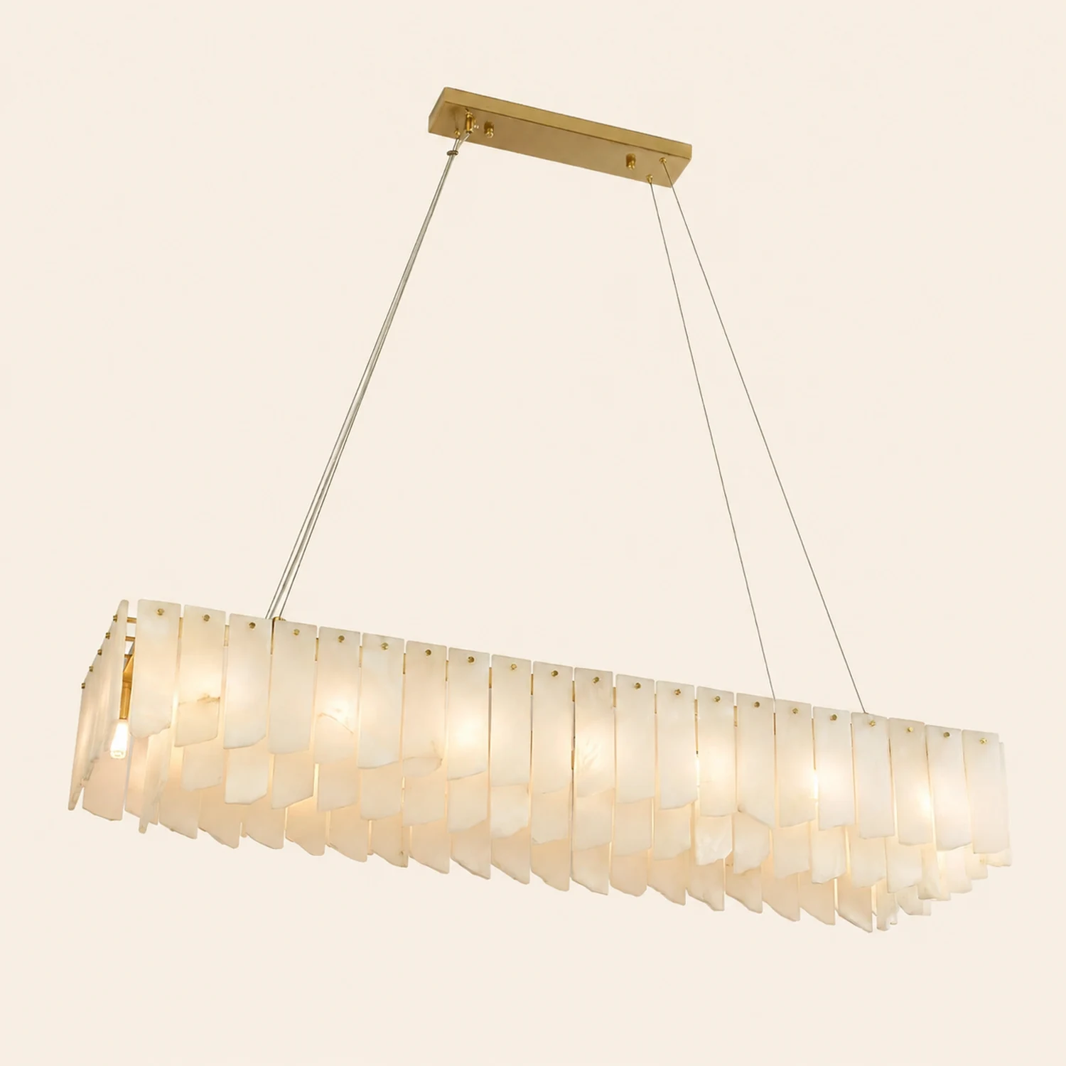 Alabaster Cascade Tiered Chandelier - Lumpaz