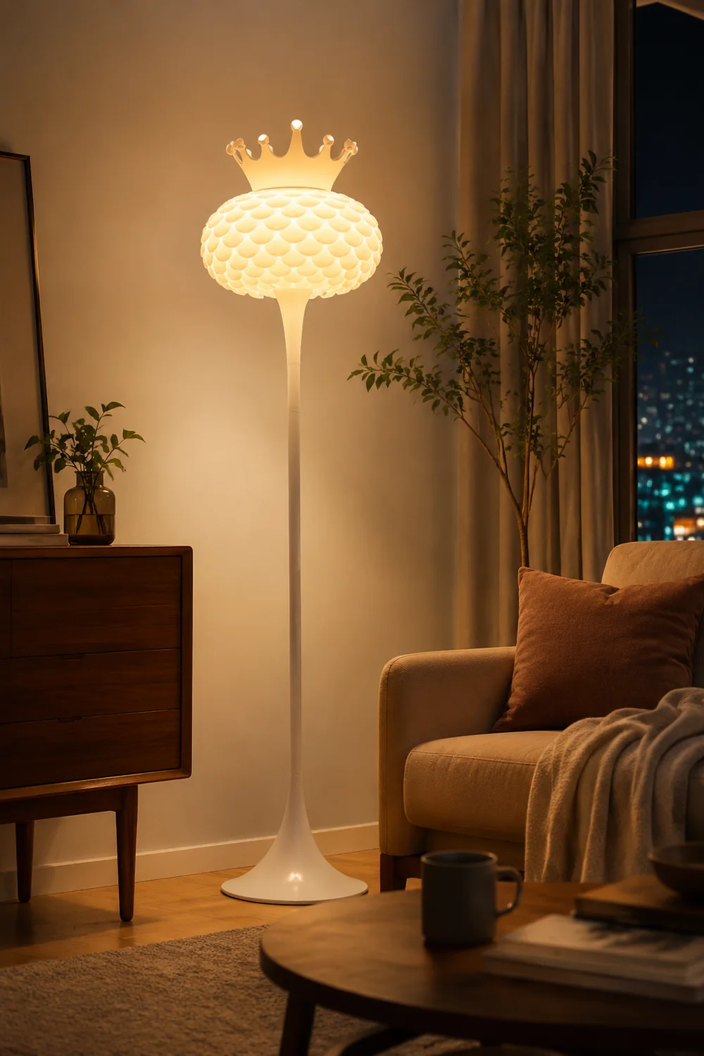 Aluvia Crown Floor Lamp - Lumpaz