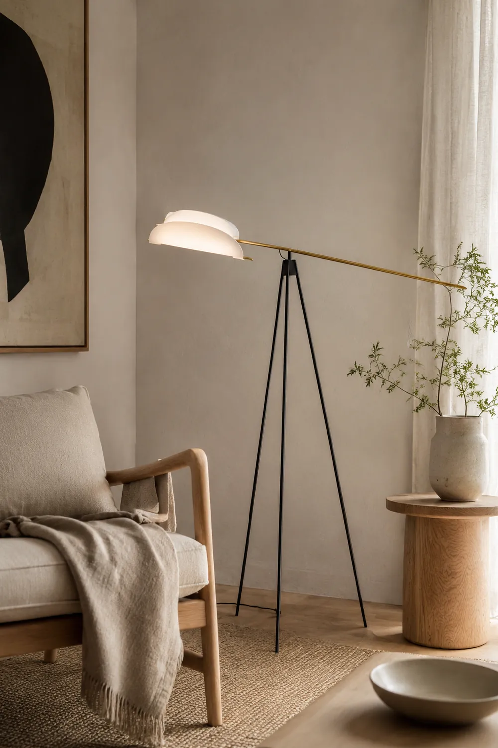 Heart Wing Tripod Floor Lamp - Lumpaz